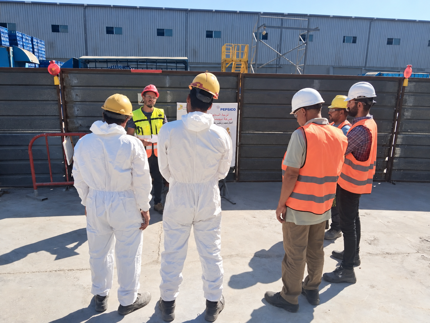 Dimass team and site safety meeting 4